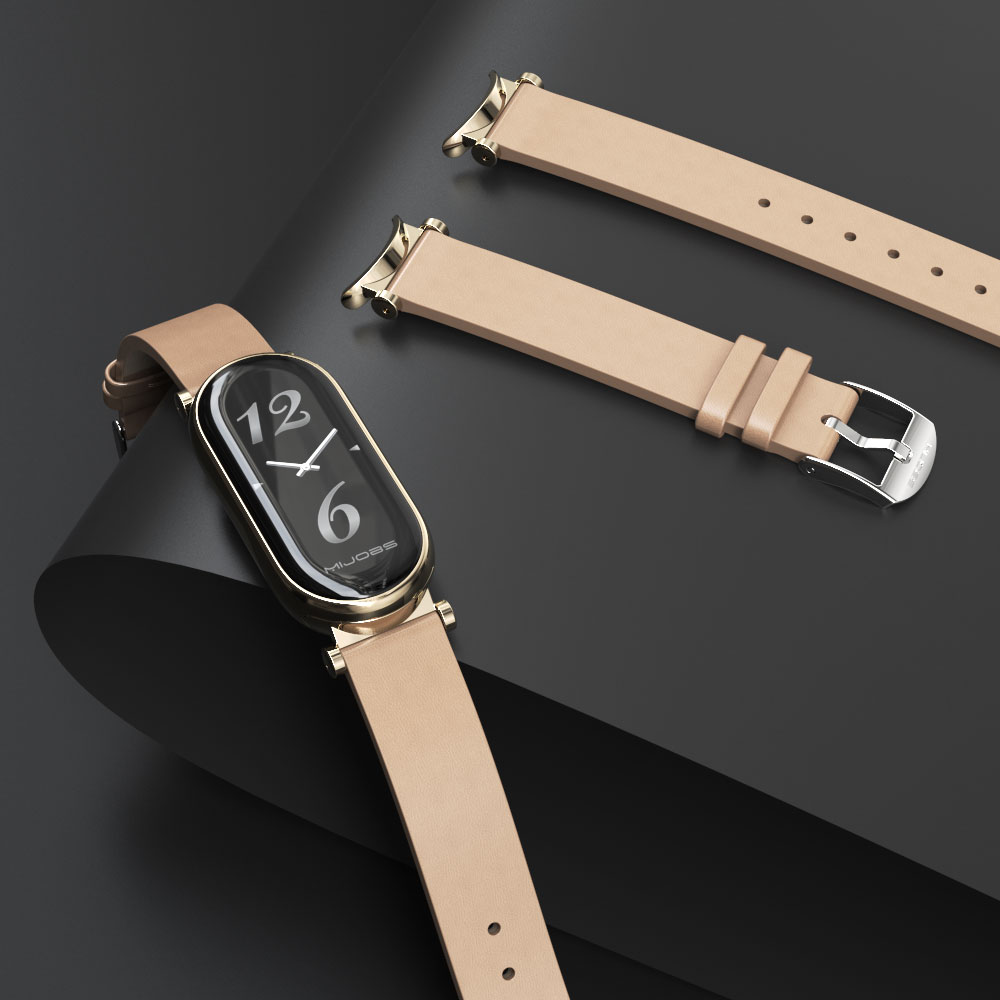 Health Wellness Bracelet - Bracelet en cuir pour MI Band