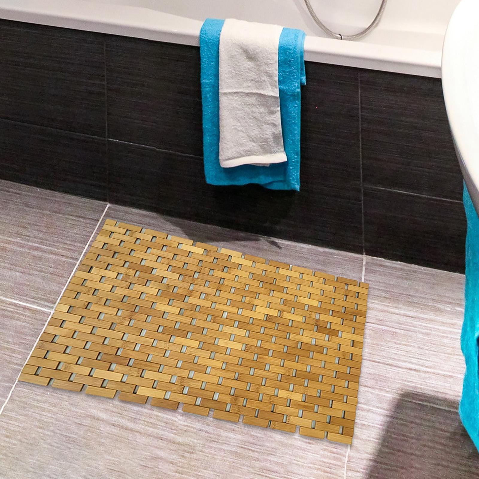 Bamboo Bath Mat - Tapis de salle de bain en