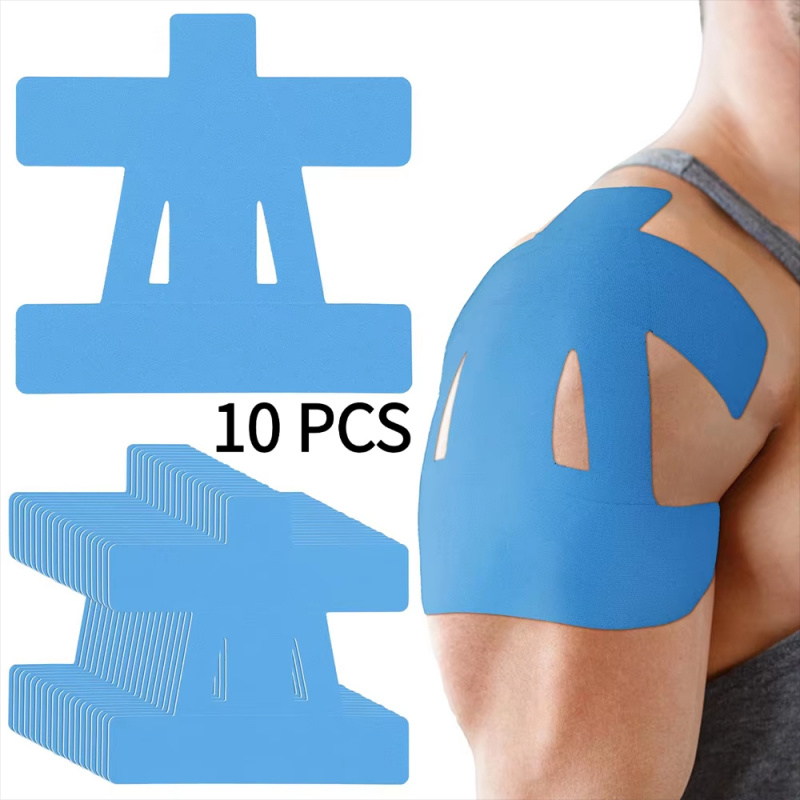 Sports Taping Precut - 10 bandes de kinésiologie prédécoupées pour