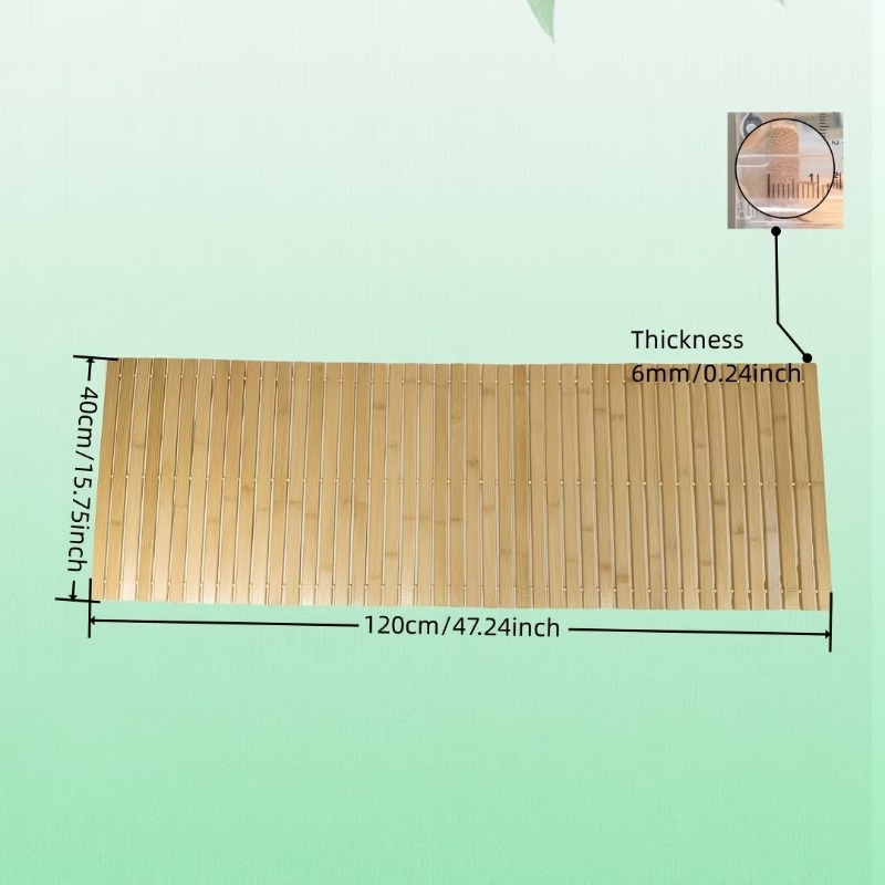 Tapis de bain en bambou de gra - Bamboo Bath Mat avis et prix