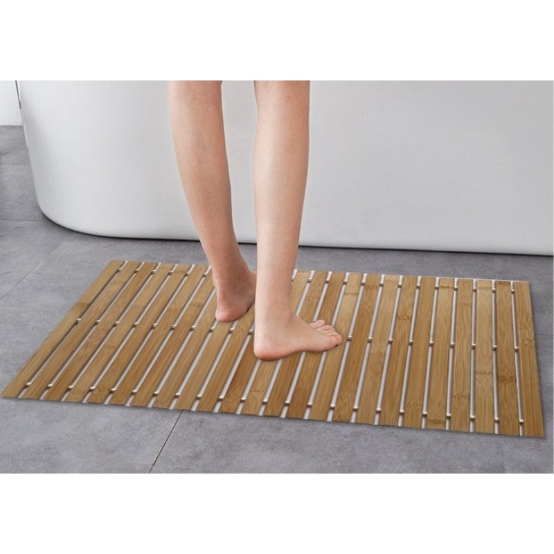 Tapis de bain en bambou de gra - Bamboo Bath Mat avis et prix