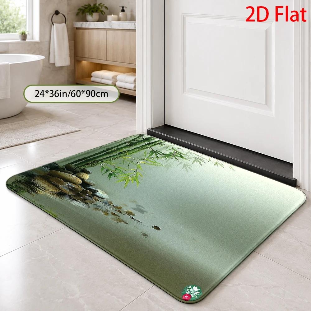 Tapis de bain imperméable en b - Bamboo Bath Mat avis et prix