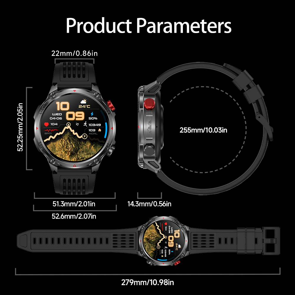 Montre connectée GPS HT45 - Ba - Health Wellness Bracelet avis et prix