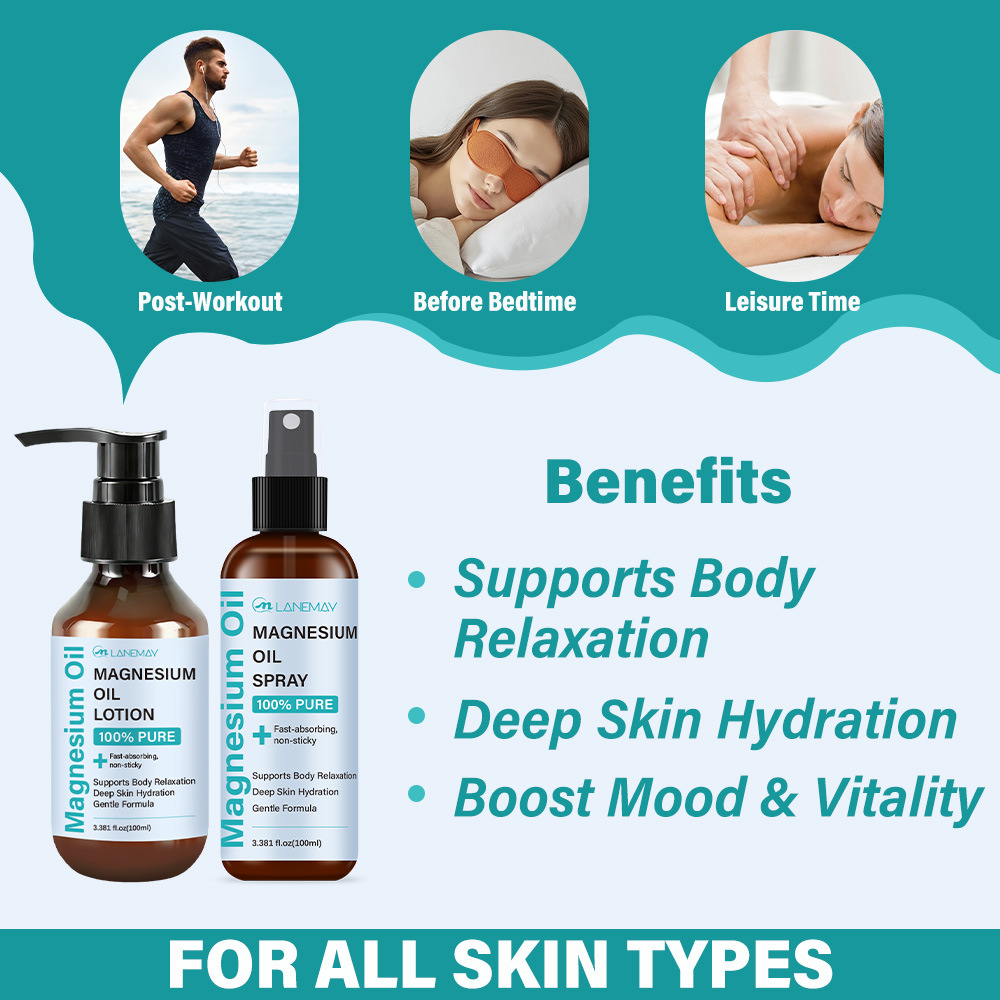 Ensemble Huile et Lotion de Ma - Bath Salts Magnesium avis et prix