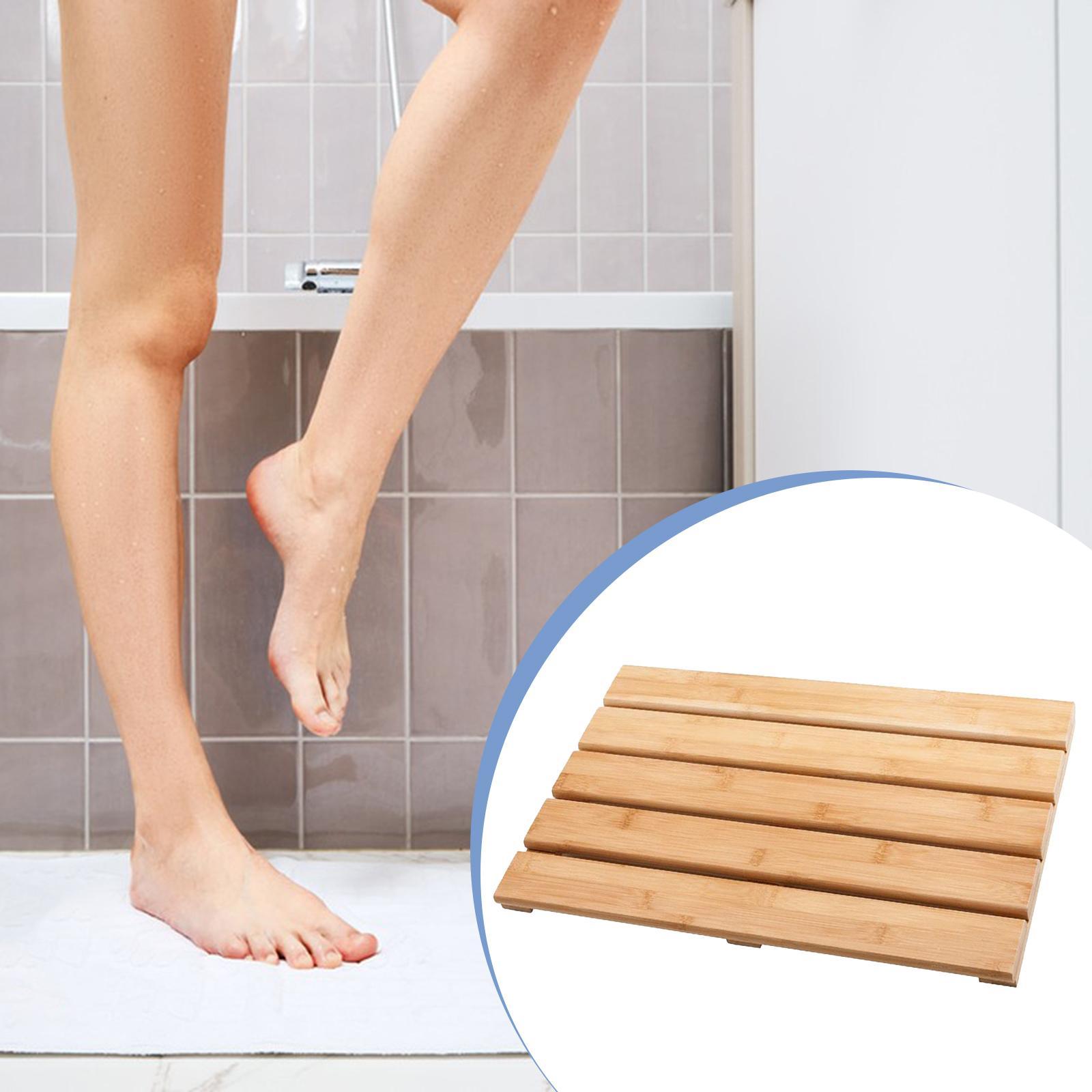 Tapis de bain en bambou, décor - Bamboo Bath Mat avis et prix