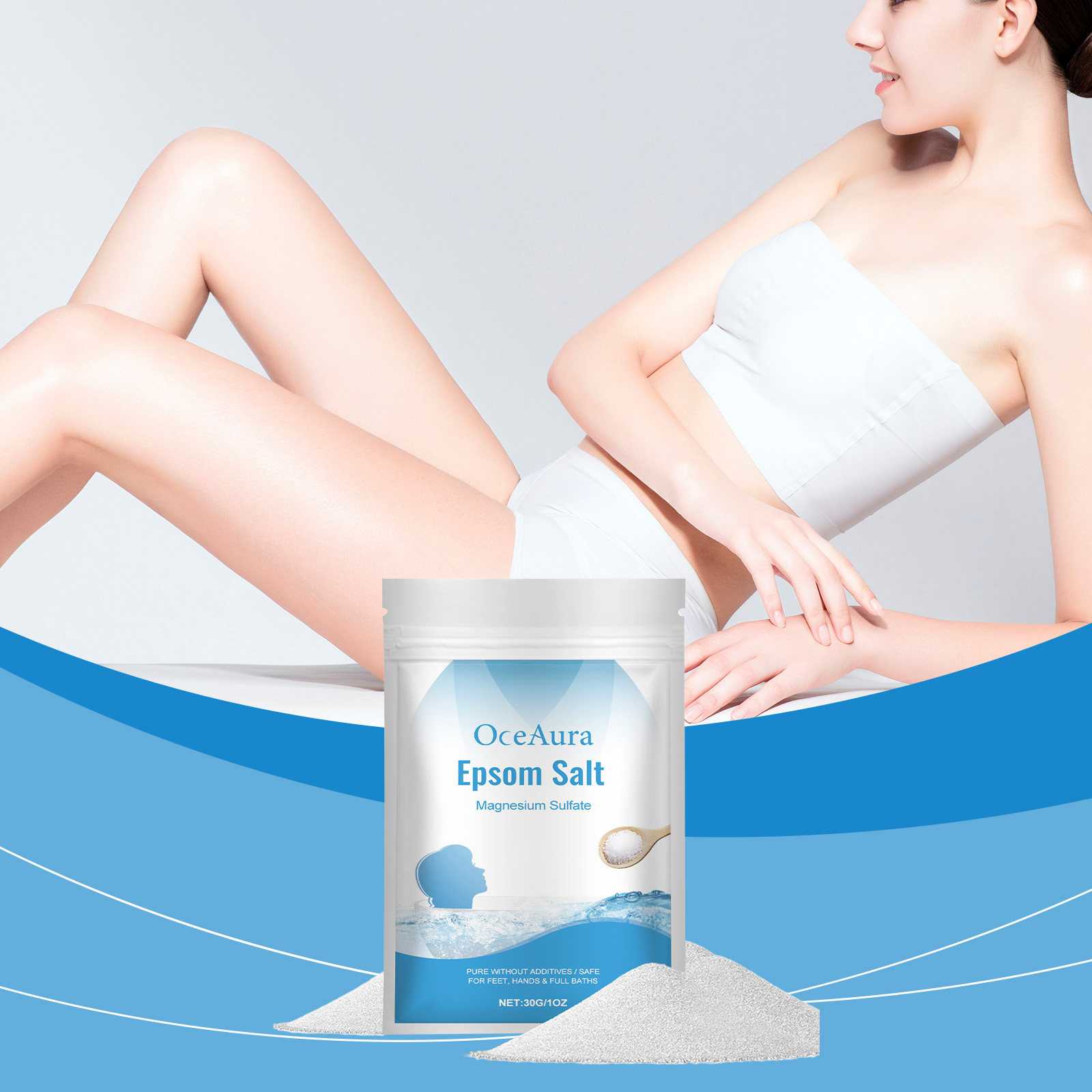Epsom sel produits de bain et  - Bath Salts Magnesium avis et prix