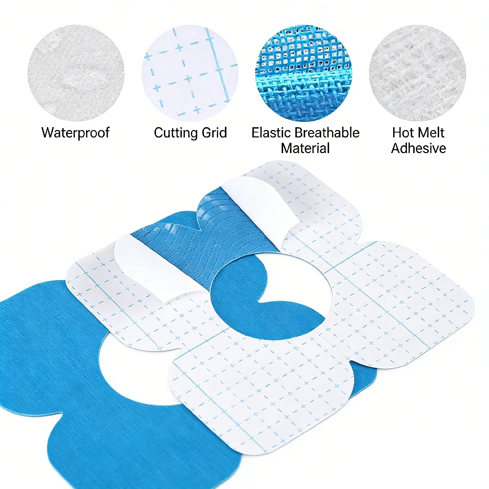 Lot de 10 bandes de kinésiolog - Sports Taping Precut avis et prix